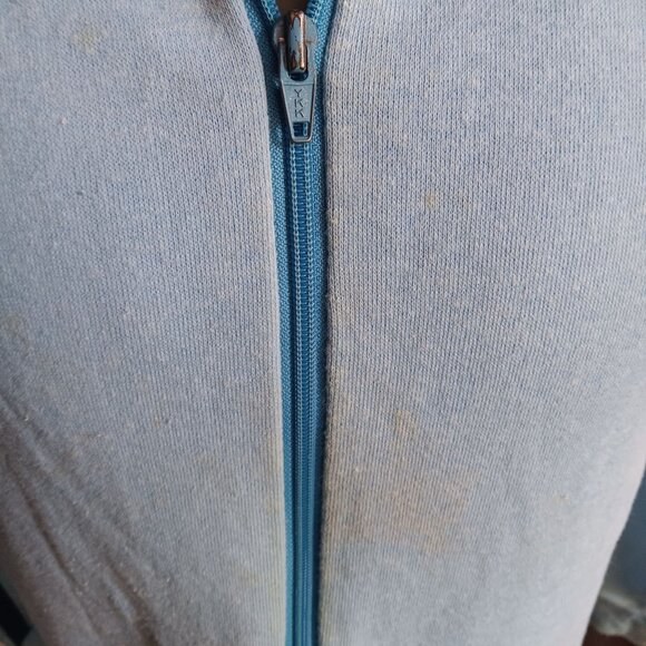 Vintage Men's Large Track Jacket 1970's Sears Kings Road  Full-Zip Striped Trash - Picture 3 of 9